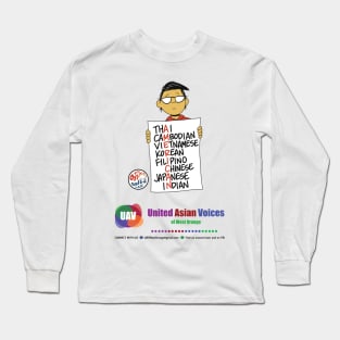 The Other Ones Very Asian American UAV American Long Sleeve T-Shirt